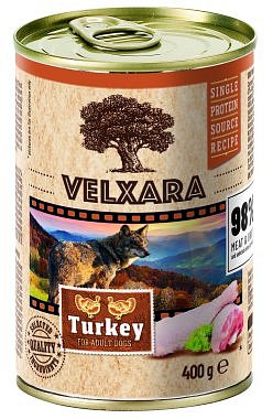 Velxara Pate Turkey 400g for adult dogs