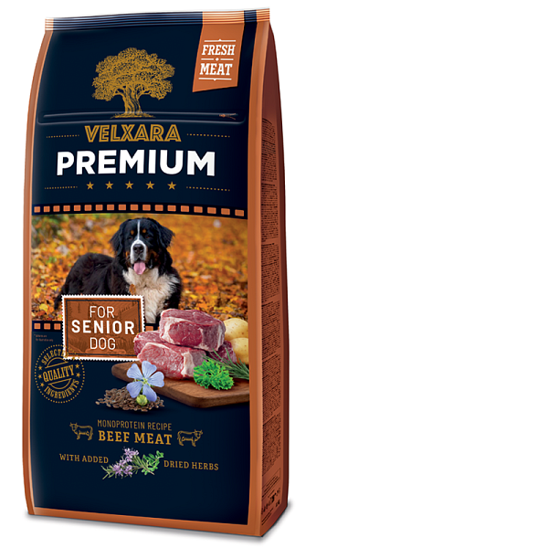 Velxara PREMIUM Dry Dog Senior Monoprotein Beef Meat 750 g