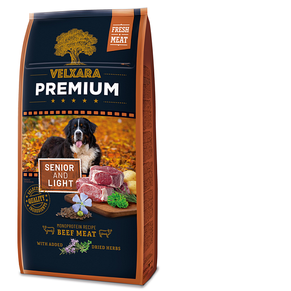 Velxara PREMIUM Dry Dog Senior Monoprotein Beef Meat 750 g