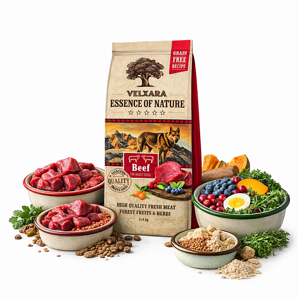 Velxara Essence of Nature GF dog adult monoprotein beef 11,4 kg