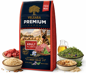 VELXARA PREMIUM Dry Dog Adult Monoprotein Beef Meat 12 kg