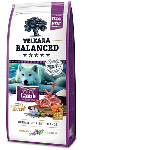Velxara Balanced Dry FM Dog Adult Monoprotein Lamb & Rice 750 g