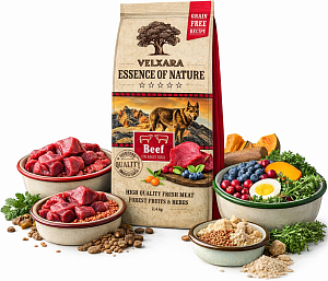 Velxara Essence of Nature GF dog adult monoprotein beef 11,4 kg