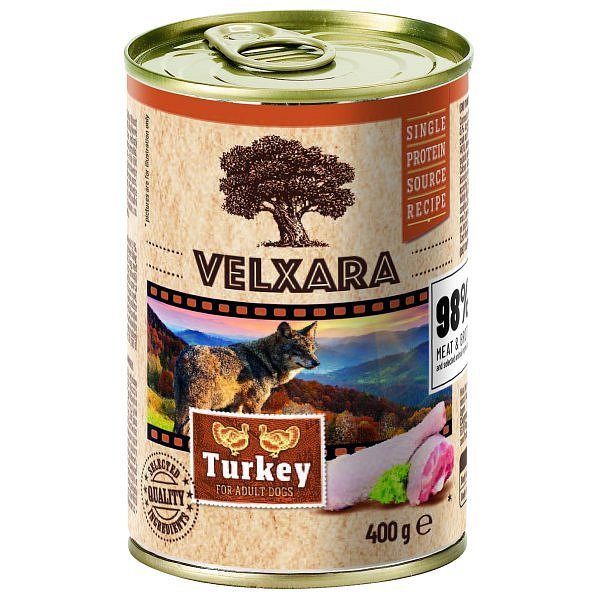 Velxara Pate Turkey 400g for adult dogs