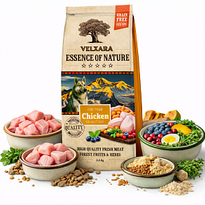 VELXARA Essence of Nature GF dog adult chicken 11,4 kg